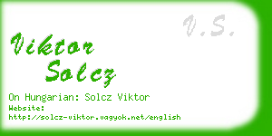 viktor solcz business card